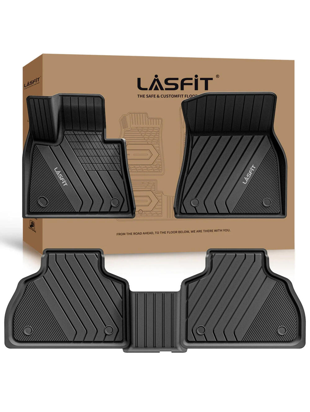 LASFIT Custom Fit Floor Mats for BMW X7 Xdrive40i 50i M50i M60i 2019-26 7 Seater